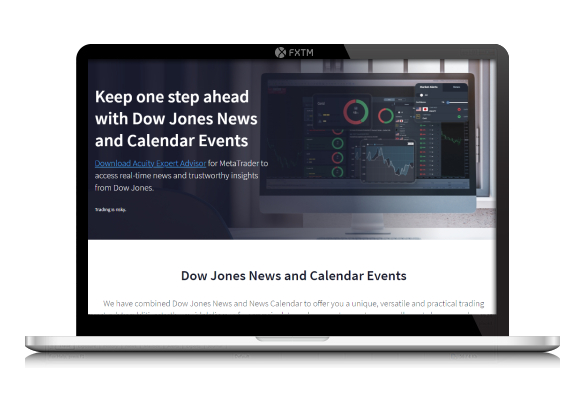 Dow Jones News and Calendar Events